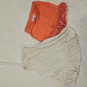 Open Back Tank & Ruffle Shorte